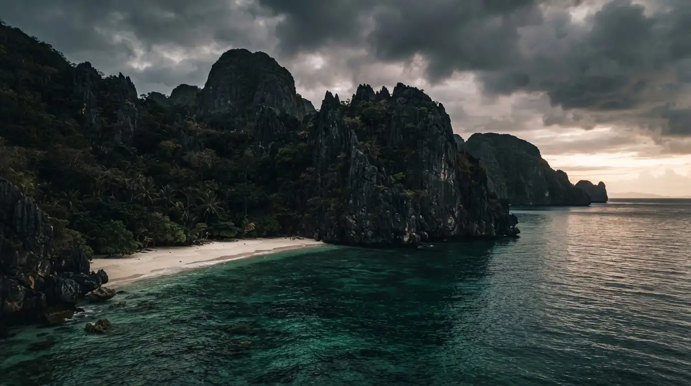 Sleeping on an island with nobody else around